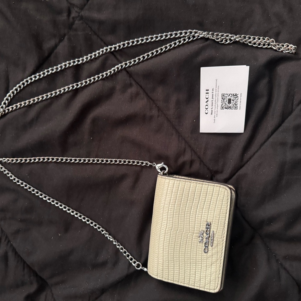 Coach Crossbody MINI Bag with Chain Strap
